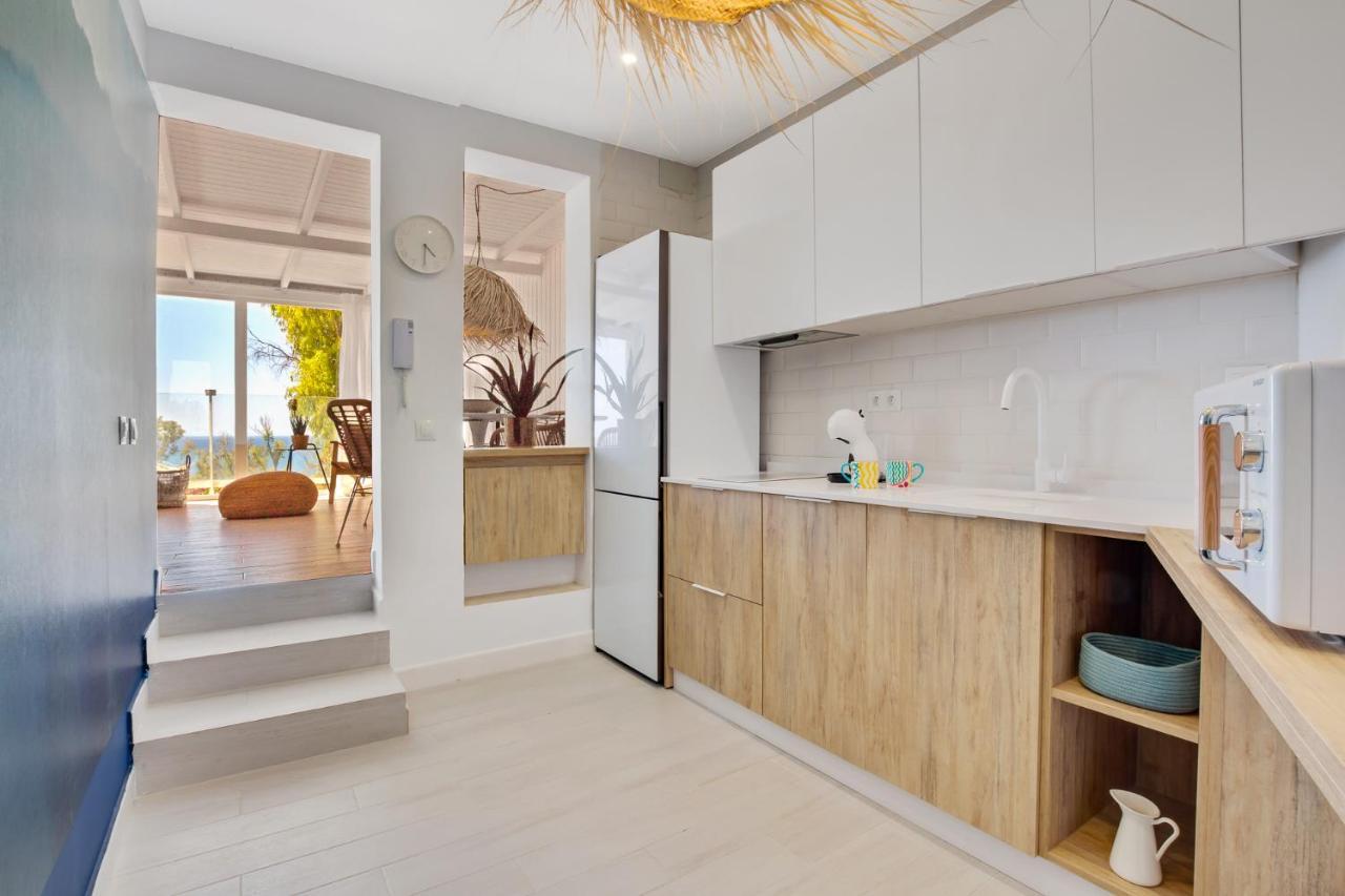 מאלגה Casa De La Playa. Beach House With Magnificent Sea מראה חיצוני תמונה