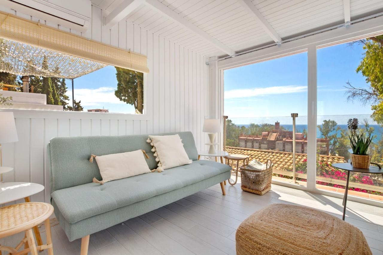 מאלגה Casa De La Playa. Beach House With Magnificent Sea מראה חיצוני תמונה
